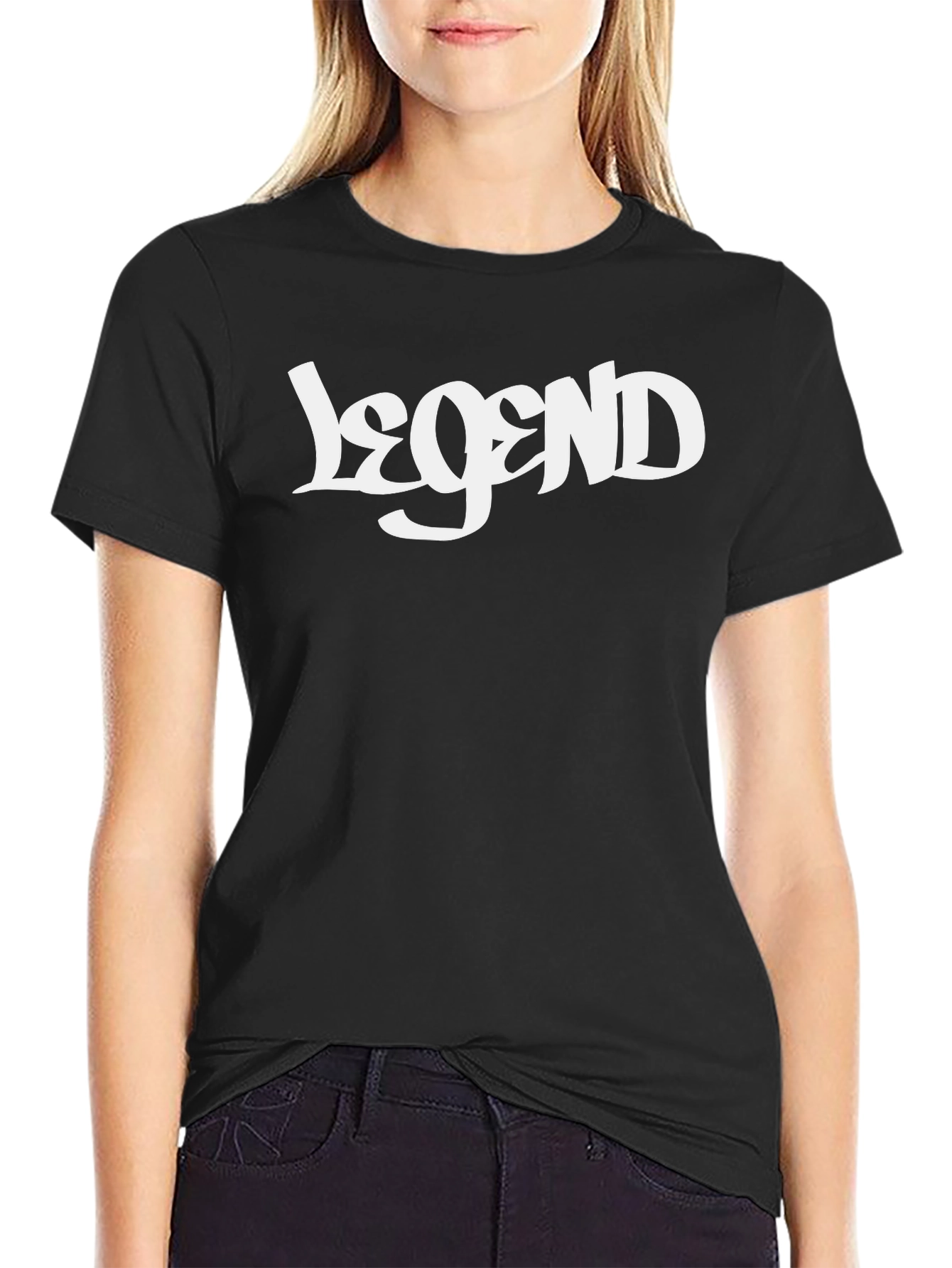 Legend Black T-Shirt - Bold Graphic Tee