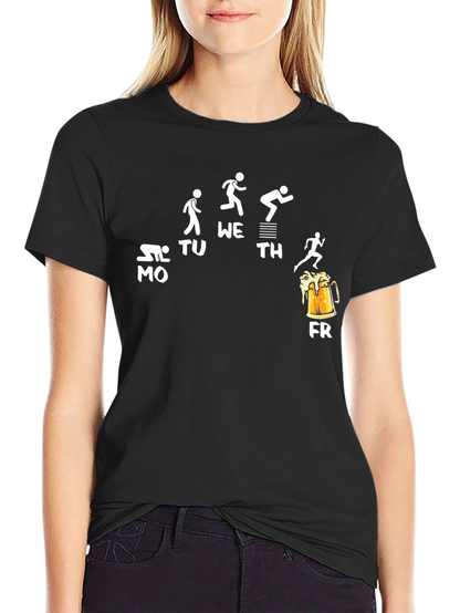 Funny Weekday Beer Run T-Shirt