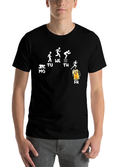 Funny Weekday Beer Run T-Shirt