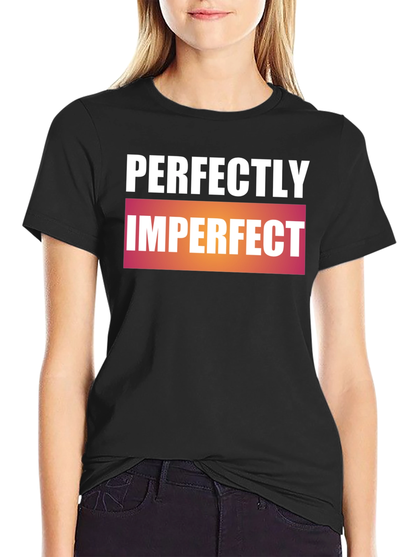 Perfectly Imperfect Graphic Print T-Shirt