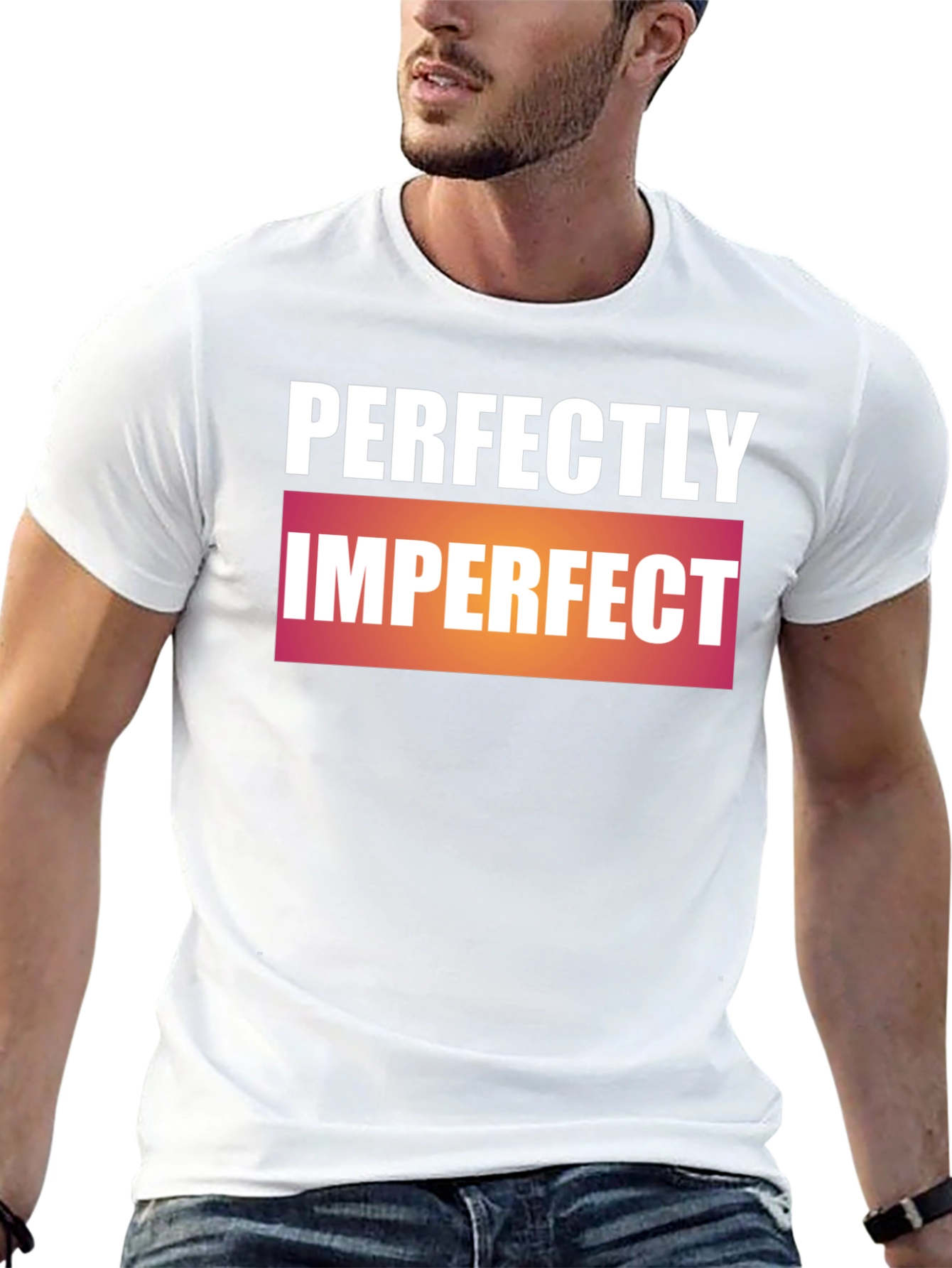 Perfectly Imperfect Graphic Print T-Shirt