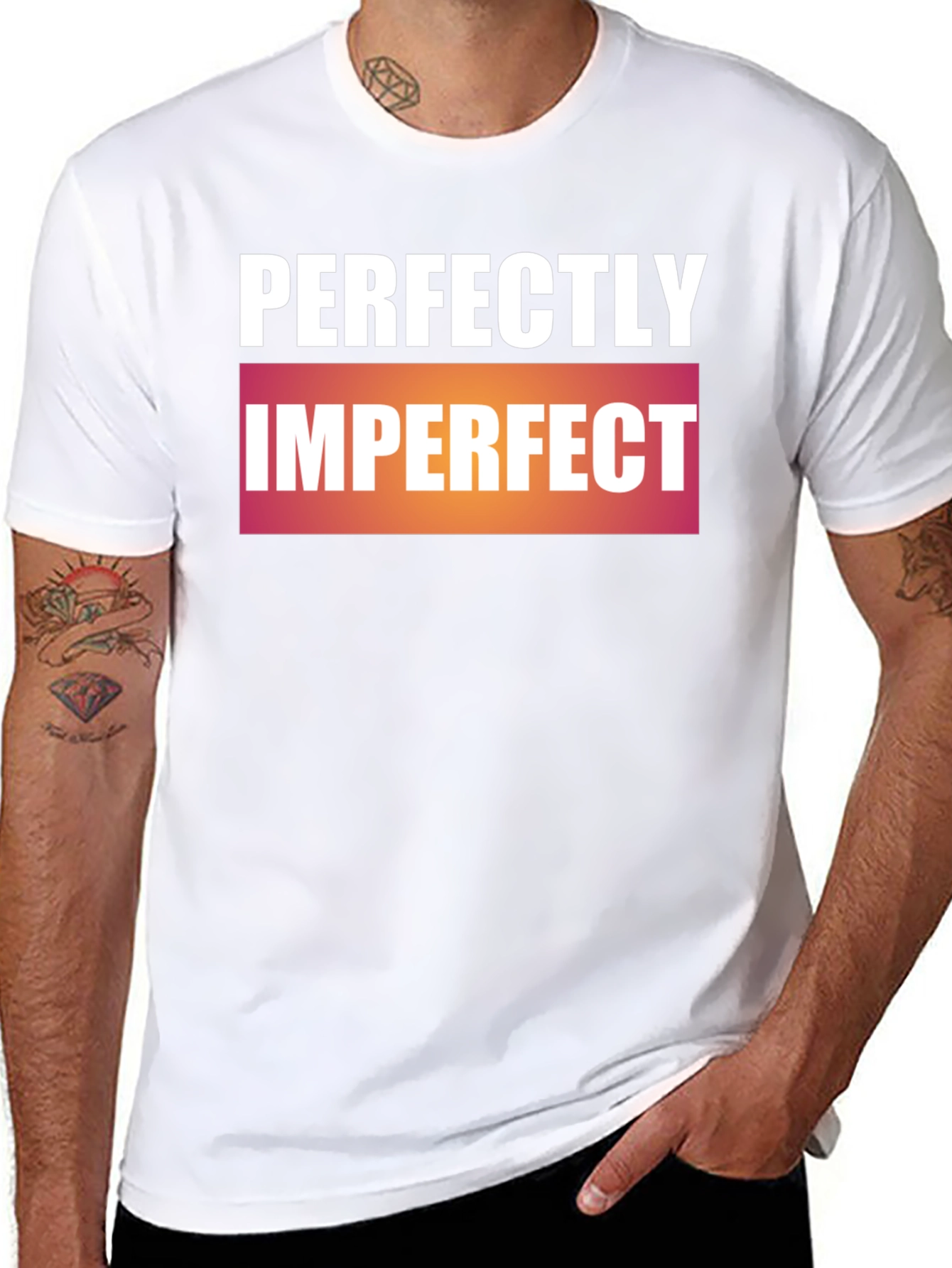 Perfectly Imperfect Graphic Print T-Shirt