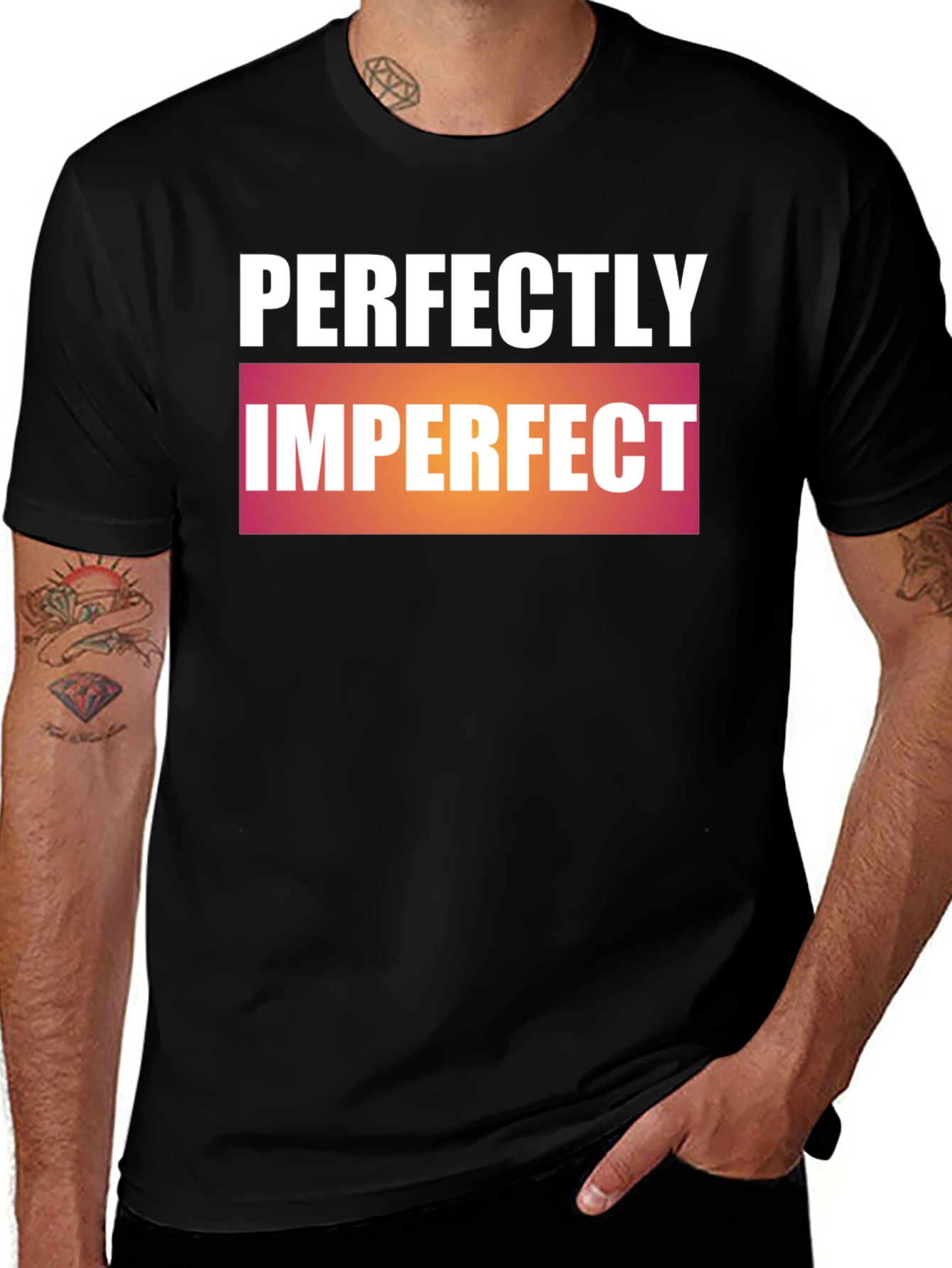 Perfectly Imperfect Graphic Print T-Shirt