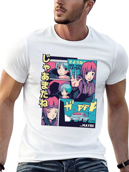 Anime Manga Style Graphic Tee