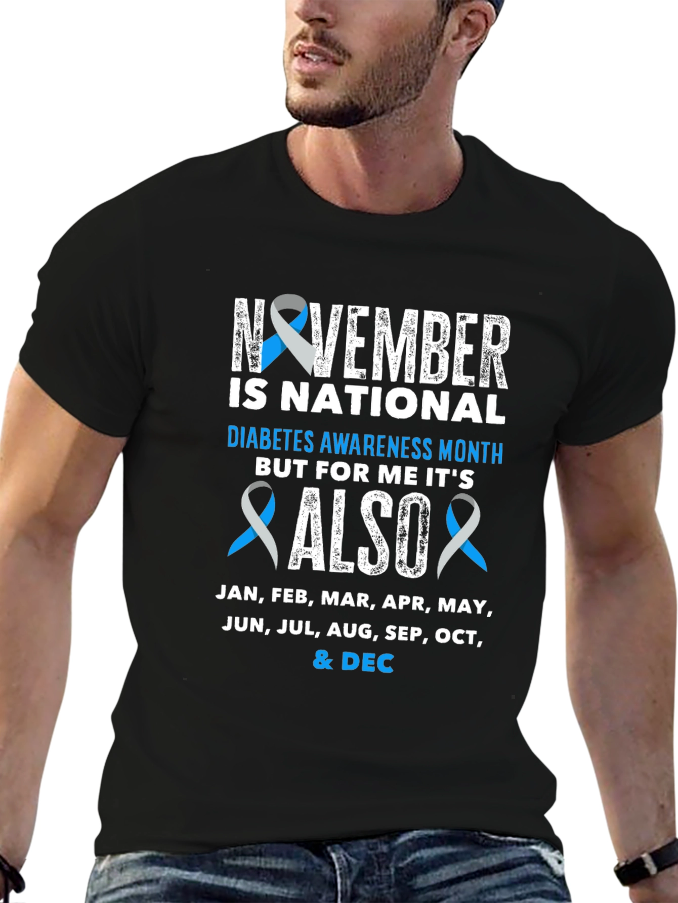 Diabetes Awareness All Year T-Shirt