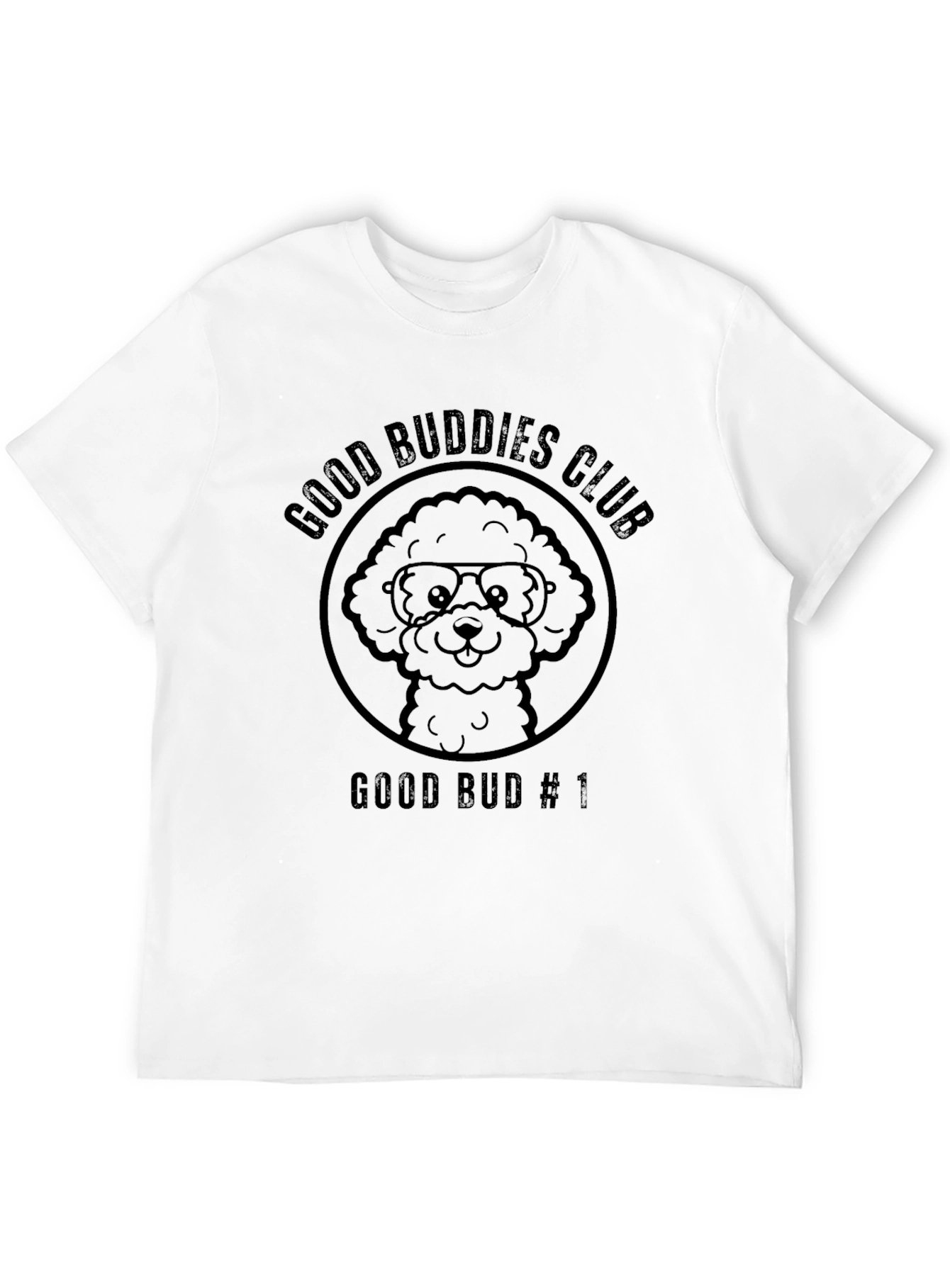 Good Buddies Club Black Graphic Tee