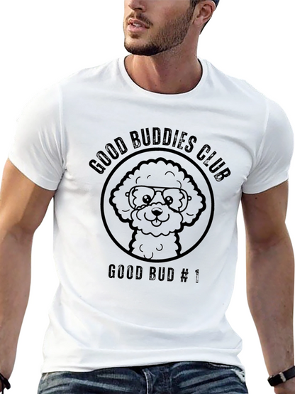 Good Buddies Club Black Graphic Tee