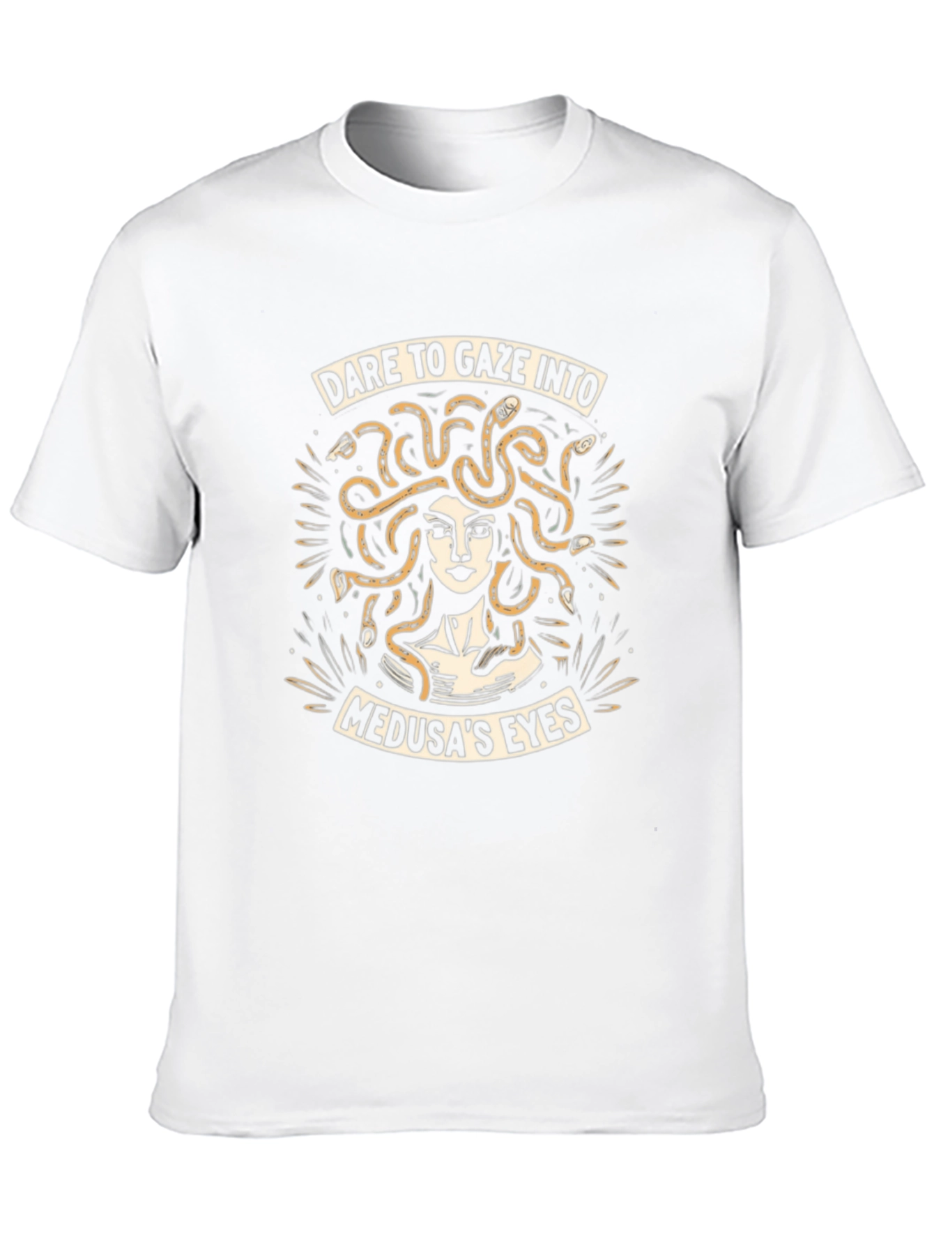 Medusas Eyes Graphic Tee - Dare to Gaze Into