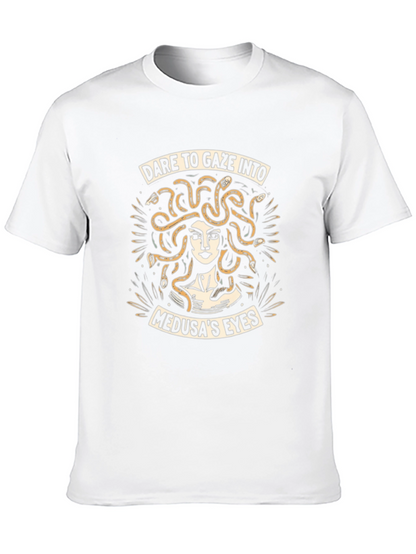 Medusas Eyes Graphic Tee - Dare to Gaze Into