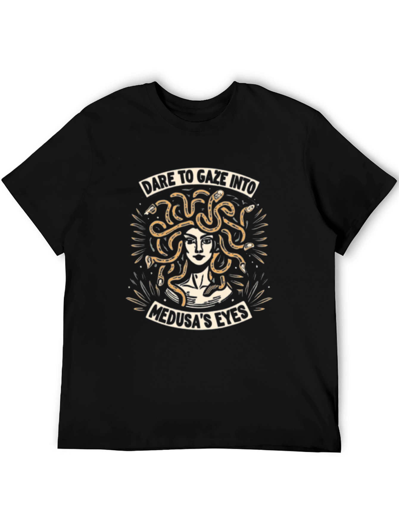 Medusas Eyes Graphic Tee - Dare to Gaze Into