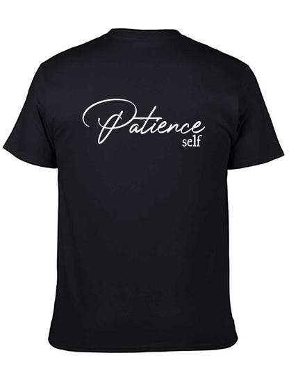 Patience Self T-Shirt - Classic Black Tee