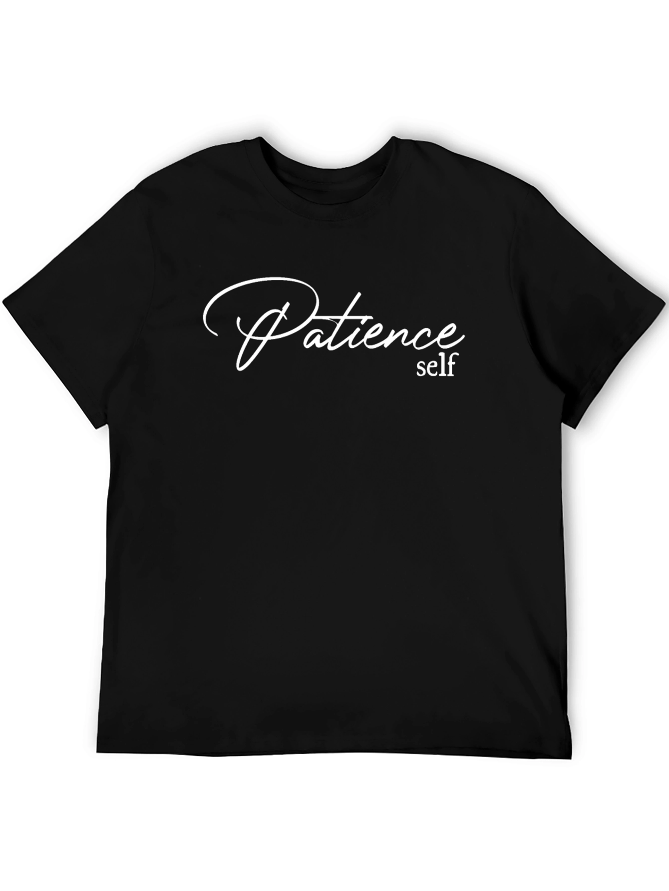 Patience Self T-Shirt - Classic Black Tee