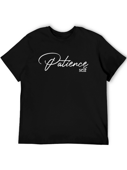 Patience Self T-Shirt - Classic Black Tee