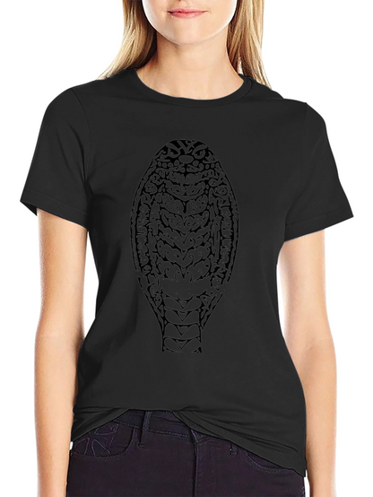 Mens Black Cobra Graphic Tee