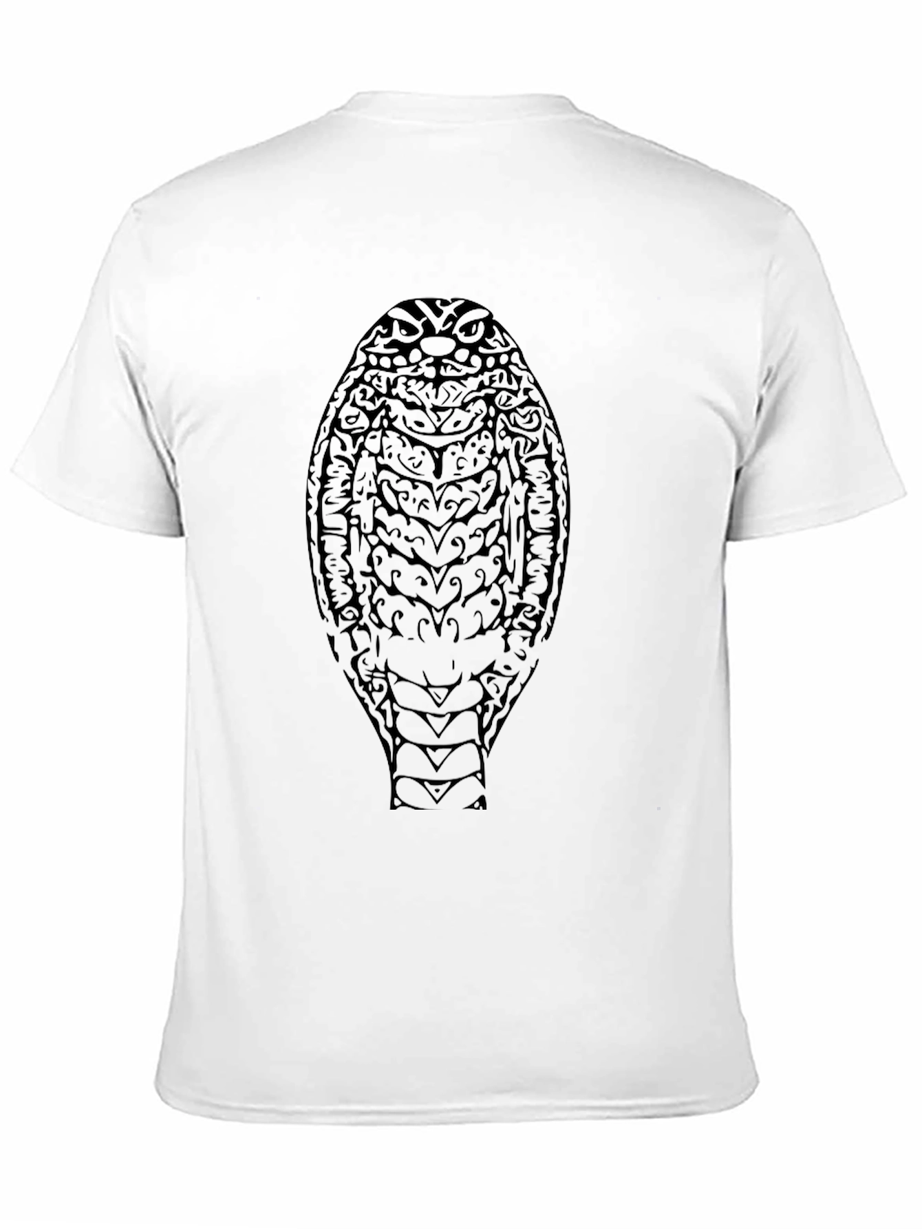 Mens Black Cobra Graphic Tee