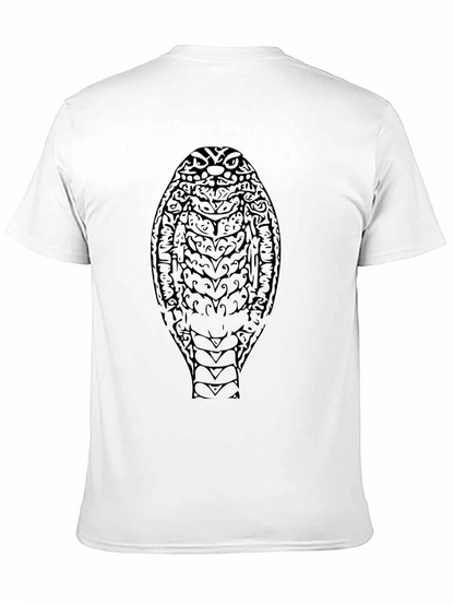 Mens Black Cobra Graphic Tee
