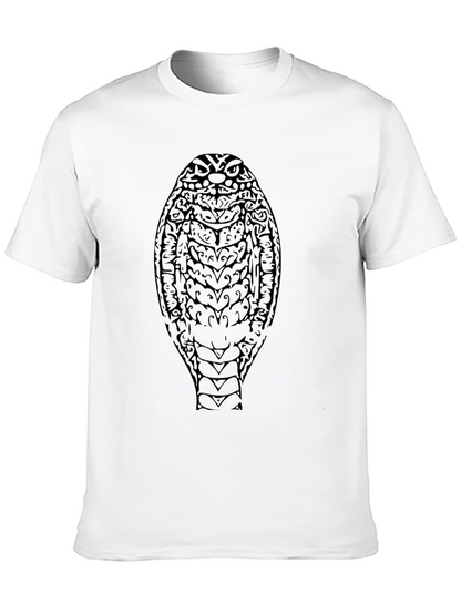 Mens Black Cobra Graphic Tee