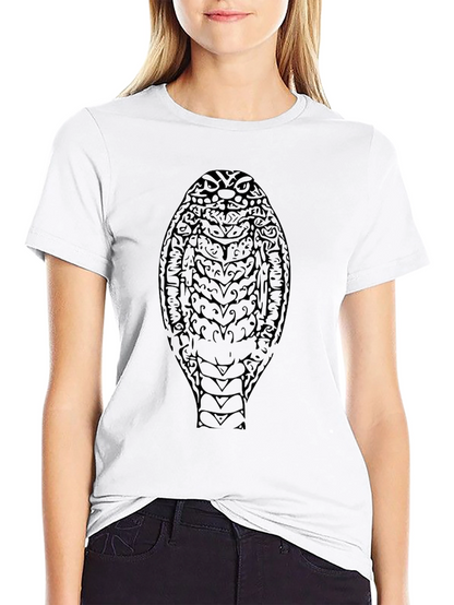 Mens Black Cobra Graphic Tee