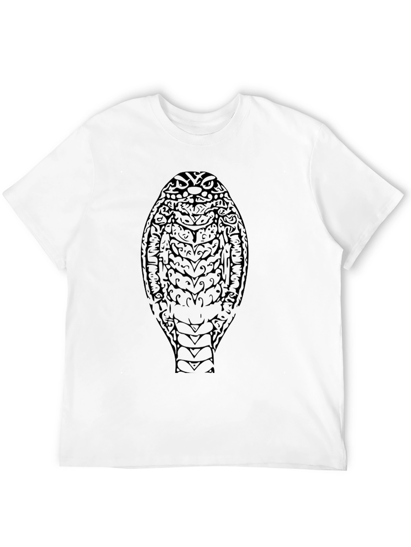Mens Black Cobra Graphic Tee