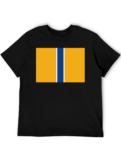 Striped Block Graphic Tee