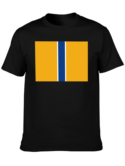 Striped Block Graphic Tee