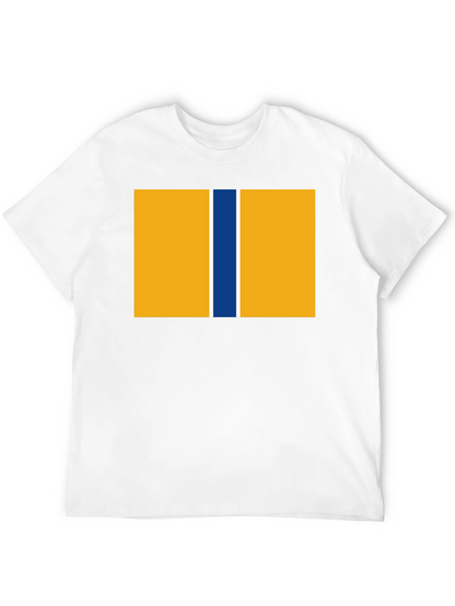 Striped Block Graphic Tee