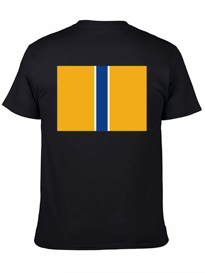 Striped Block Graphic Tee
