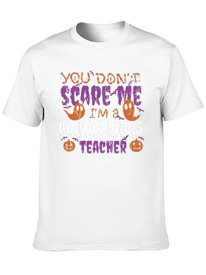 Halloween Math Teacher T-Shirt