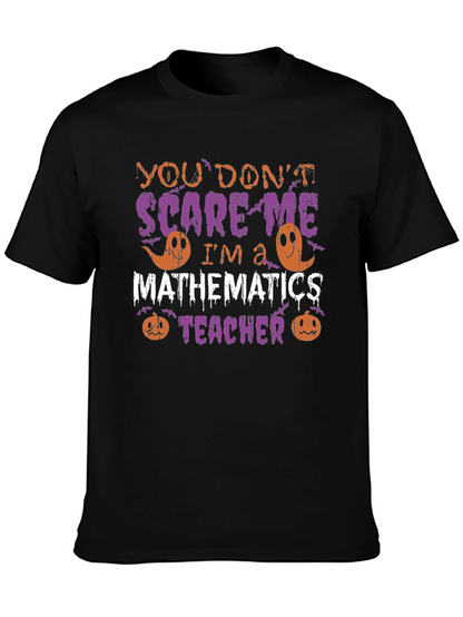 Halloween Math Teacher T-Shirt