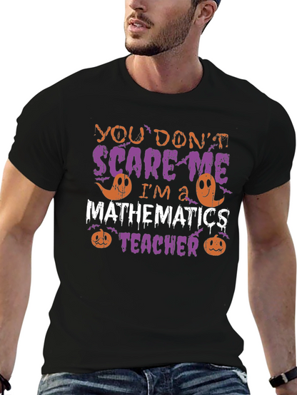 Halloween Math Teacher T-Shirt