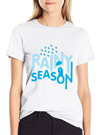 Rainy Season Graphic Tee - Black