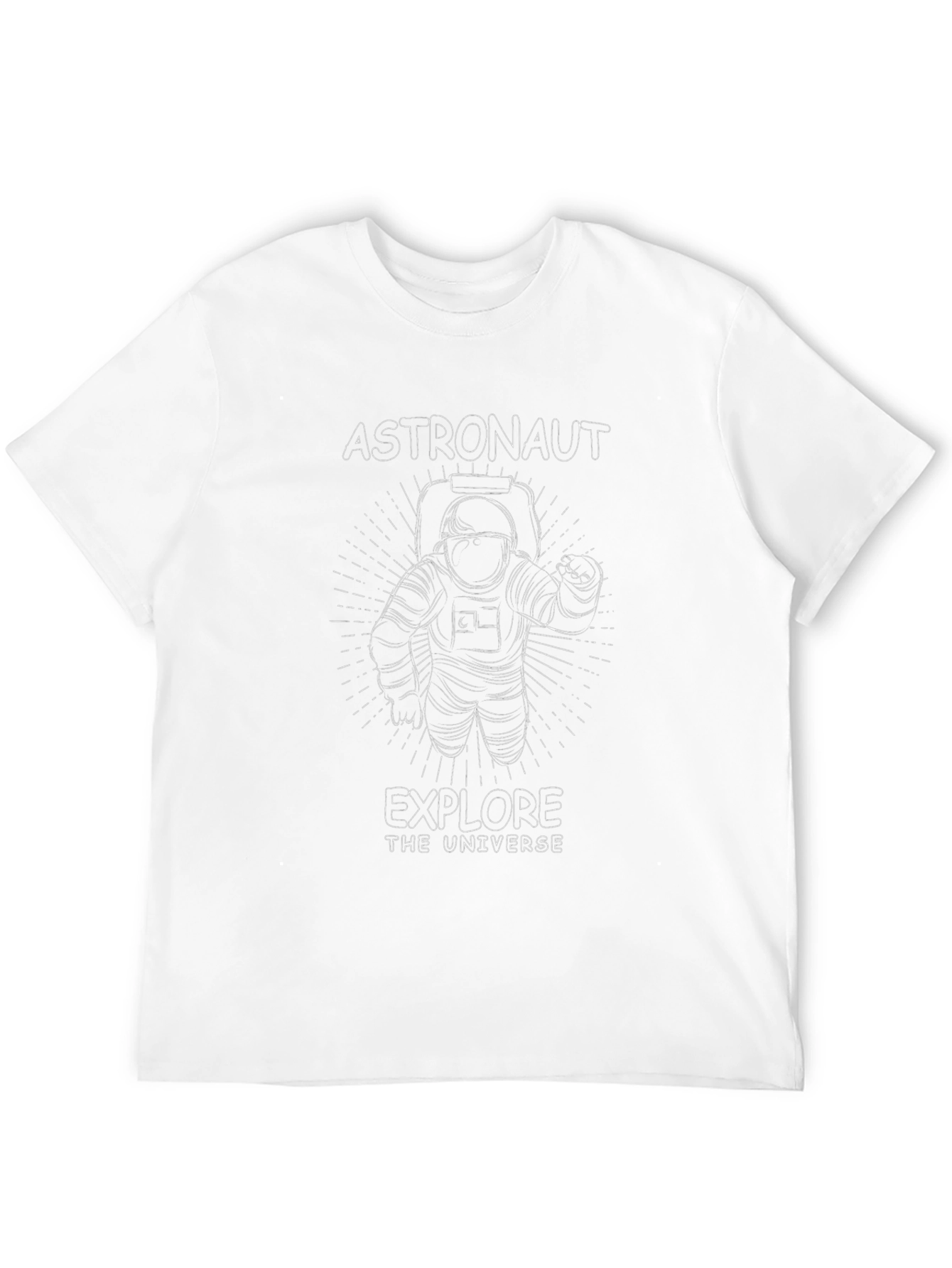 Astronaut Explore Universe Graphic T-Shirt