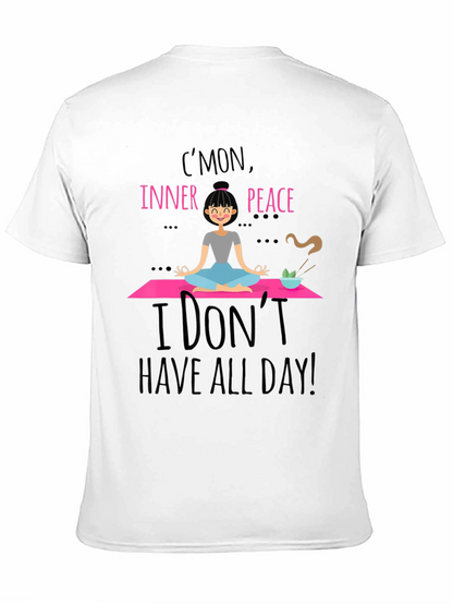 Inner Peace T-Shirt - Yoga Humor Tee