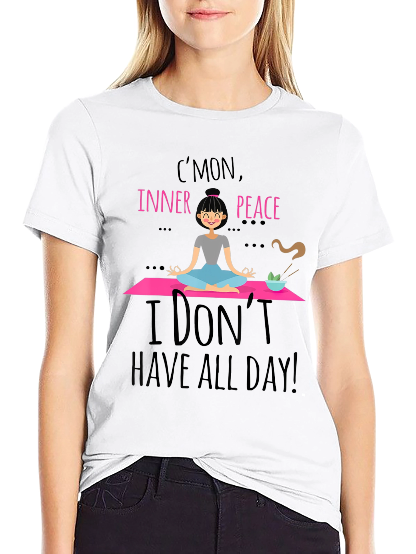 Inner Peace T-Shirt - Yoga Humor Tee