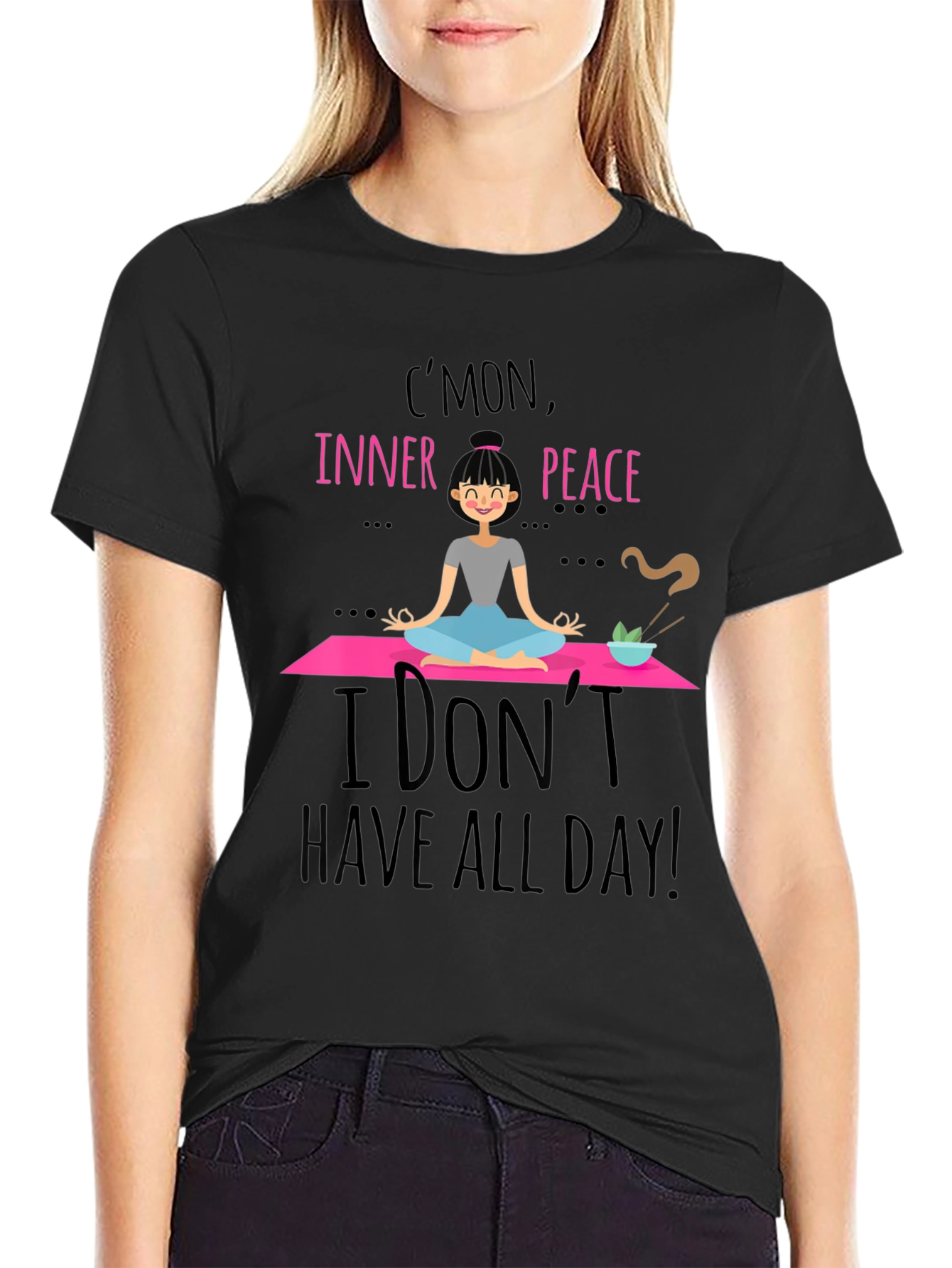 Inner Peace T-Shirt - Yoga Humor Tee