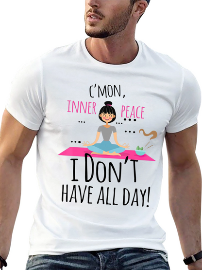 Inner Peace T-Shirt - Yoga Humor Tee