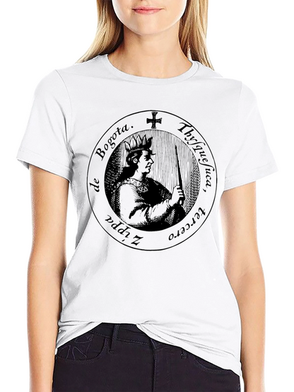 Bogota Zipa III Black Graphic T-Shirt