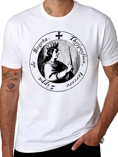 Bogota Zipa III Black Graphic T-Shirt