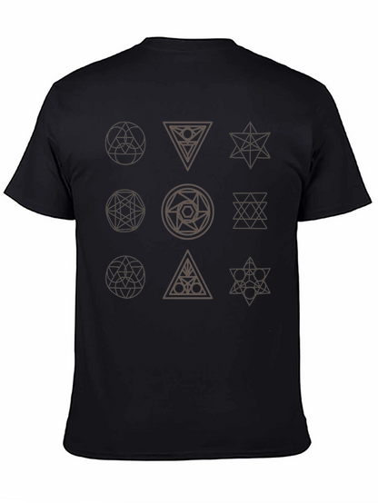 Geometric Symbol T-Shirt - Modern Graphic Tee