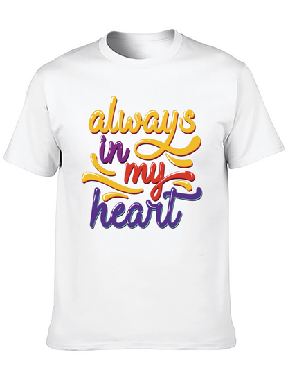Always In My Heart Graphic Tee - Black