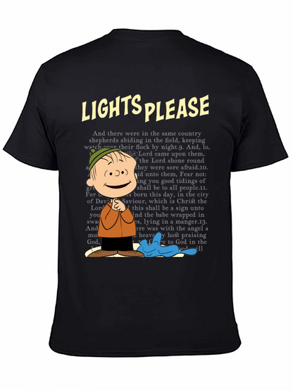 Lights Please Linus T-Shirt - Christmas Carol Tee
