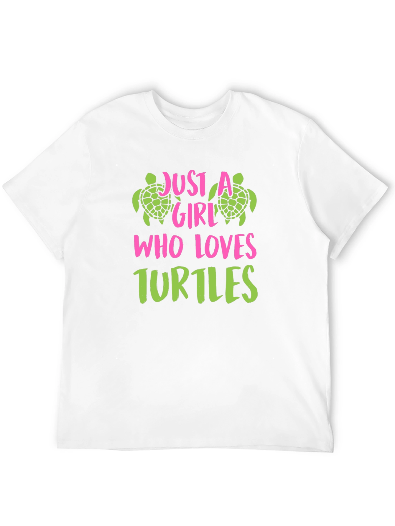 Just A Girl Who Loves Turtles Graphic T-Shirt