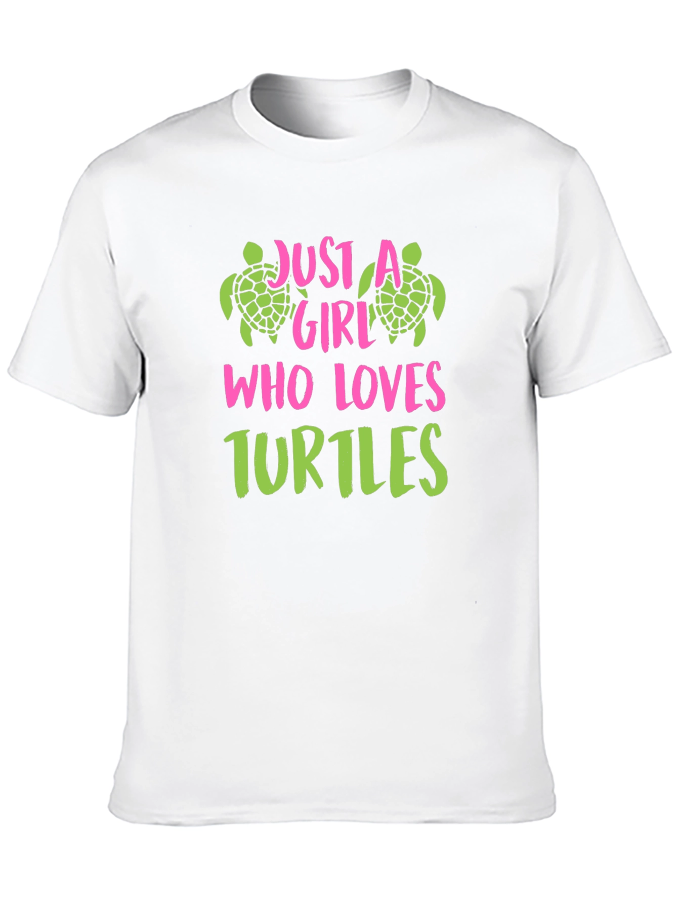 Just A Girl Who Loves Turtles Graphic T-Shirt