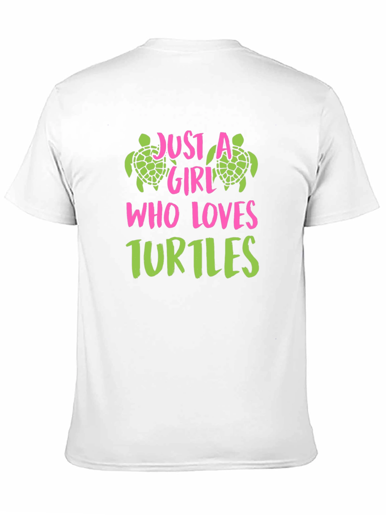 Just A Girl Who Loves Turtles Graphic T-Shirt