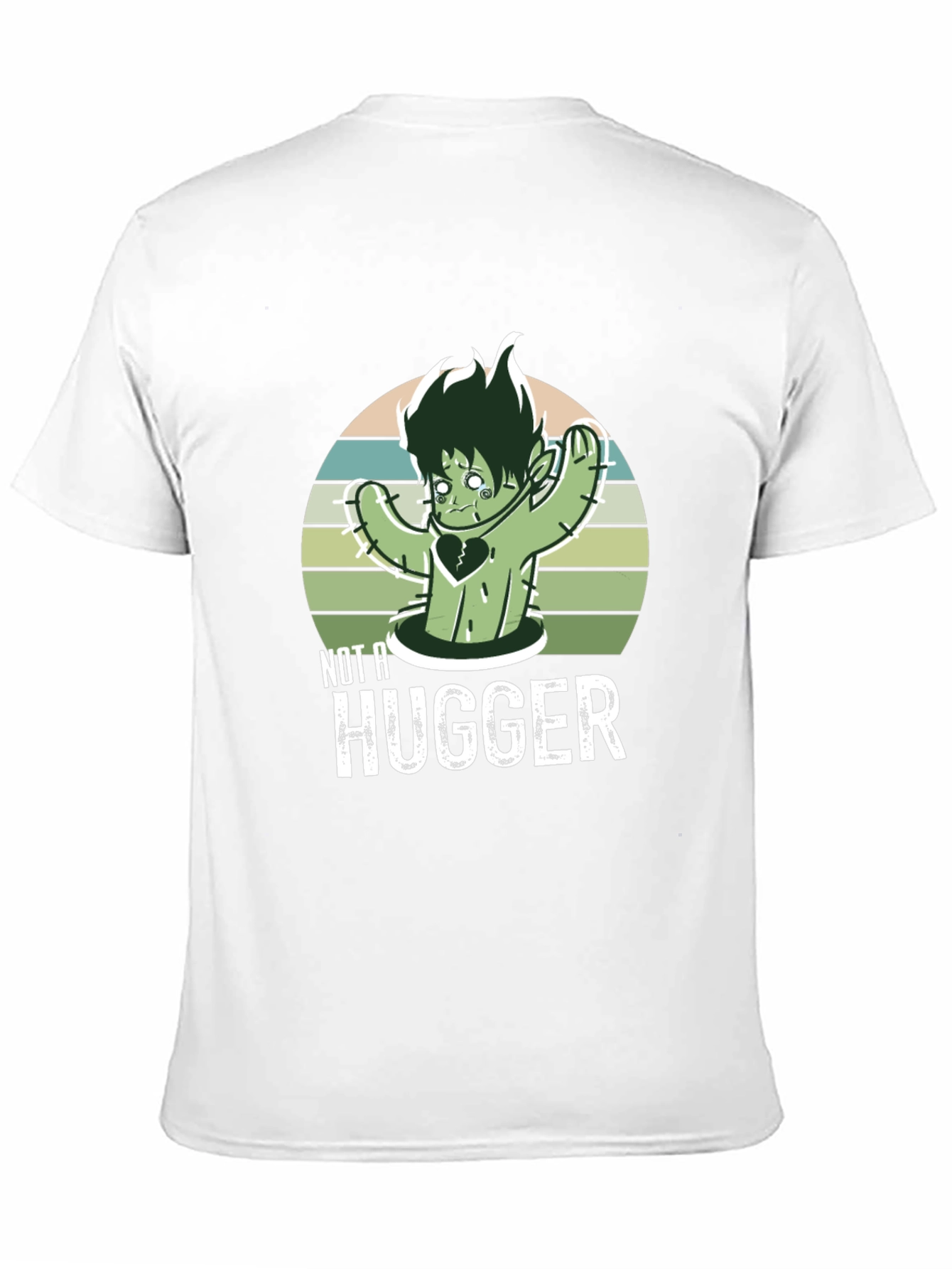 Not A Hugger T-Shirt Cactus Graphic Tee