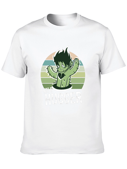 Not A Hugger T-Shirt Cactus Graphic Tee
