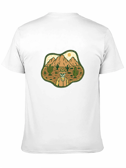 Desert Skull Cowboy Graphic T-Shirt