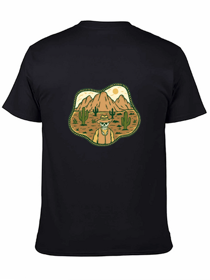 Desert Skull Cowboy Graphic T-Shirt