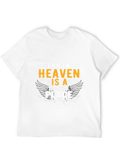 Heavenly Father Memorial Black T-Shirt