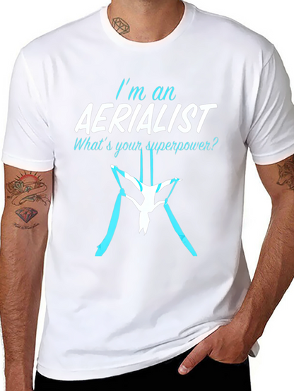 Aerialist Superpower T-Shirt - Black Cotton Blend
